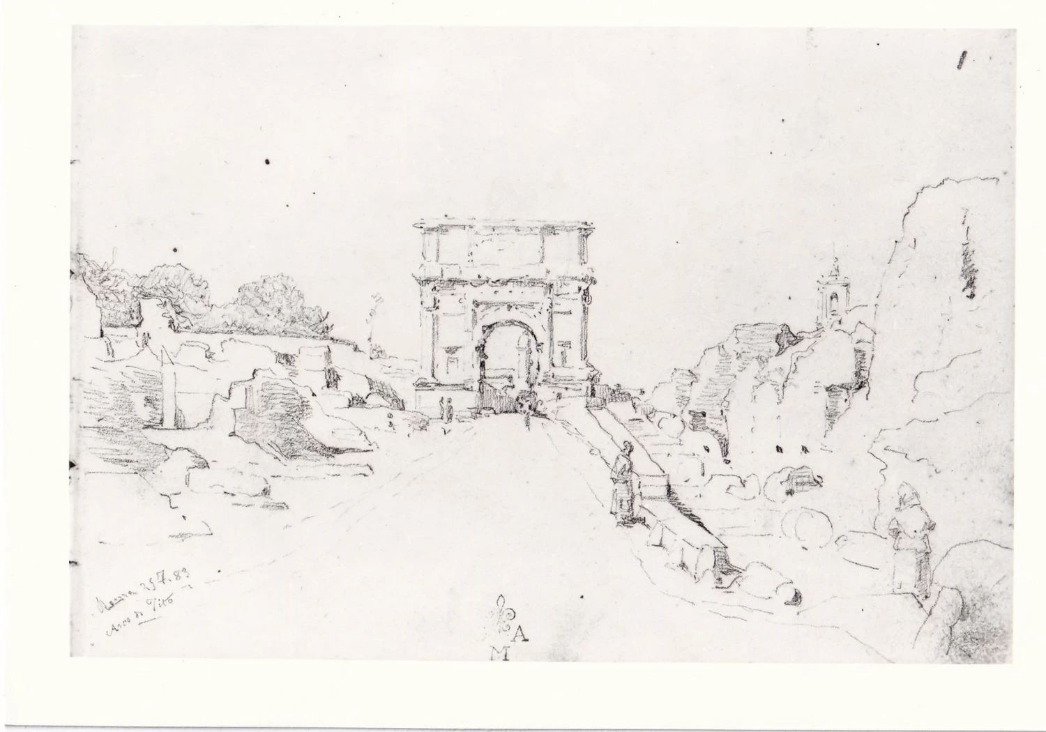 Arco di Tito a Roma - Gallerie degli Uffizi, Firenze